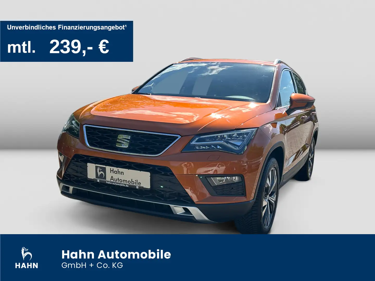 SEAT Ateca Xcellence 2.0TDI 4Drive LED Kamera Navi Pa Orange - 1