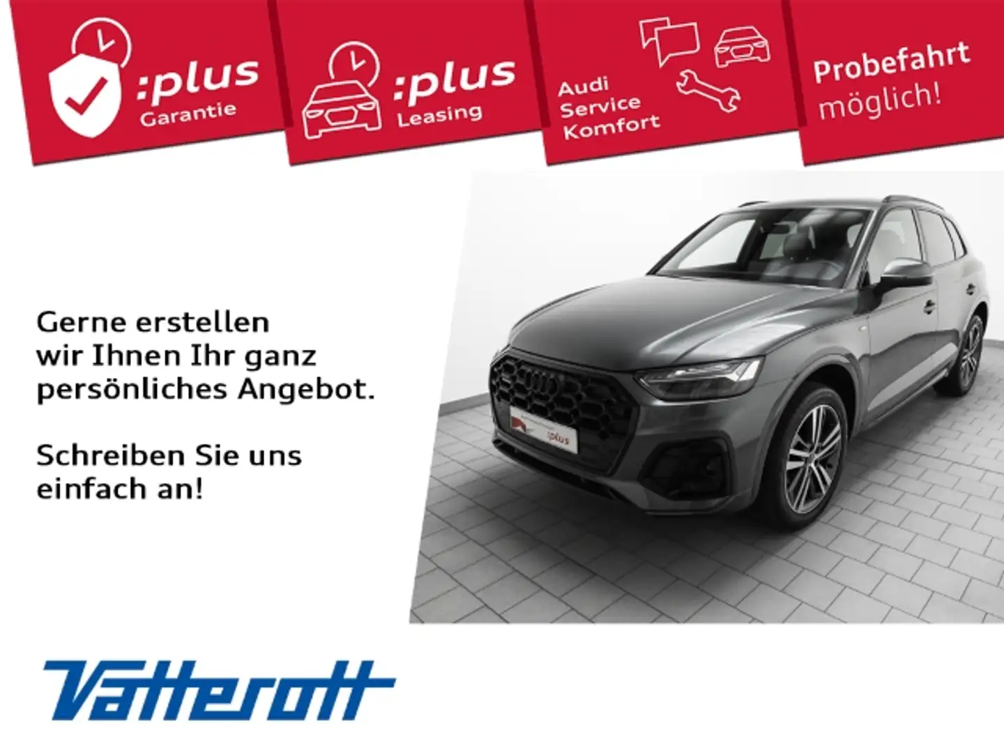 Audi Q5 S line 40 TDI quattro S tronic ACC Navi AHK Grau - 1