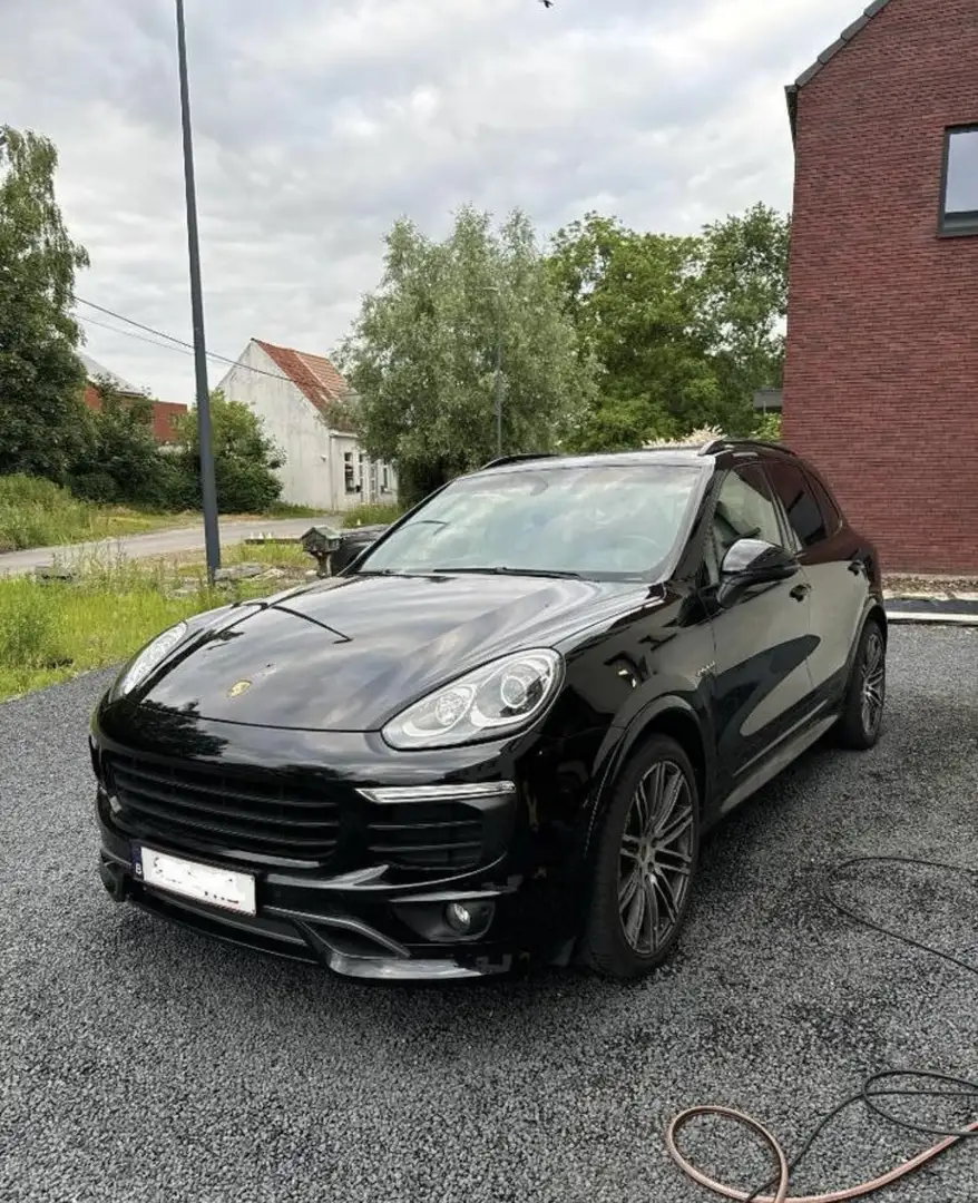 Porsche Cayenne Porsche Cayenne S e-hybrid V6 416pk Techart Chrono Noir - 1
