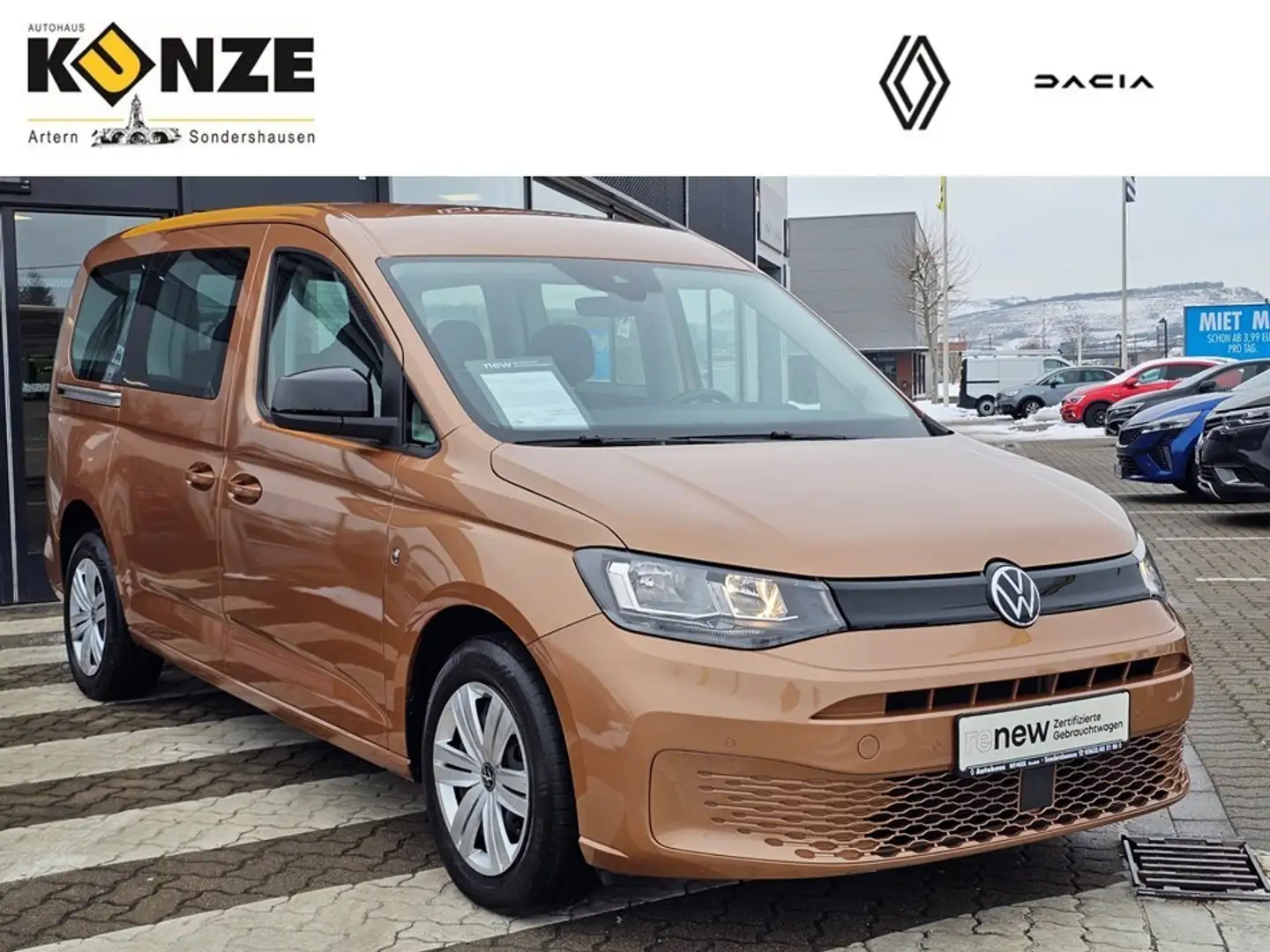 Volkswagen Caddy 2.0 TDI Trendline DSG *7-Sitzer/EPH* Bronze - 1