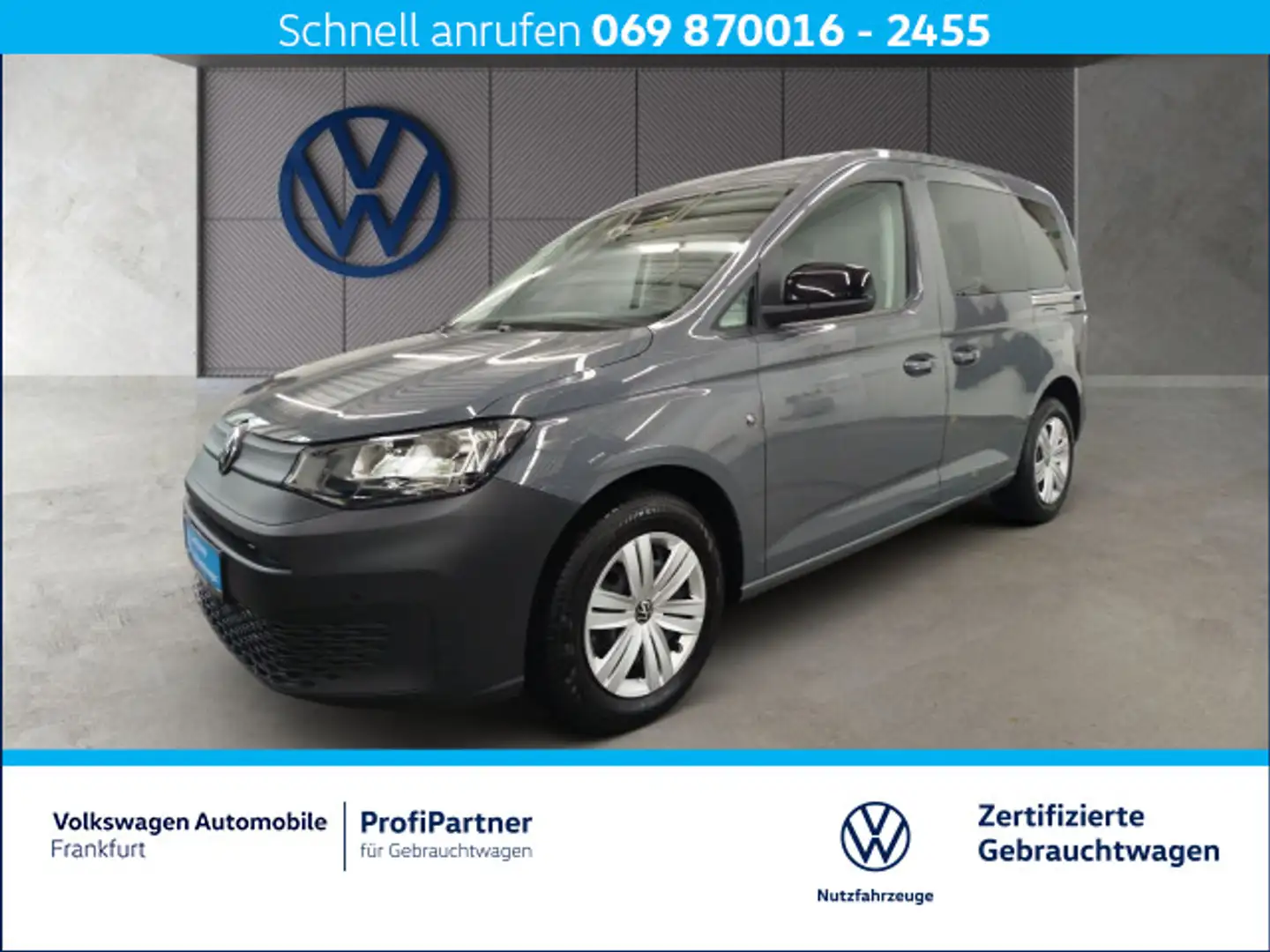 Volkswagen Caddy 1.5 TSI Basis FrontAssist DAB+ Klima Grau - 1