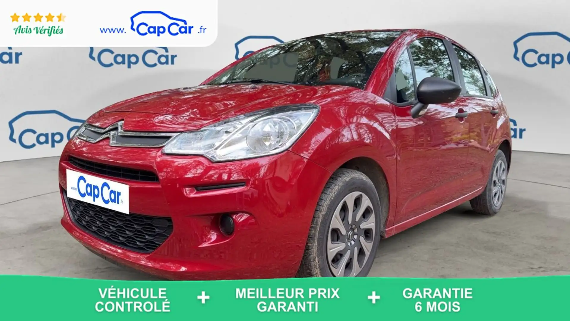 Citroen C3 II 1.2 PureTech 82 Attraction Rouge - 1