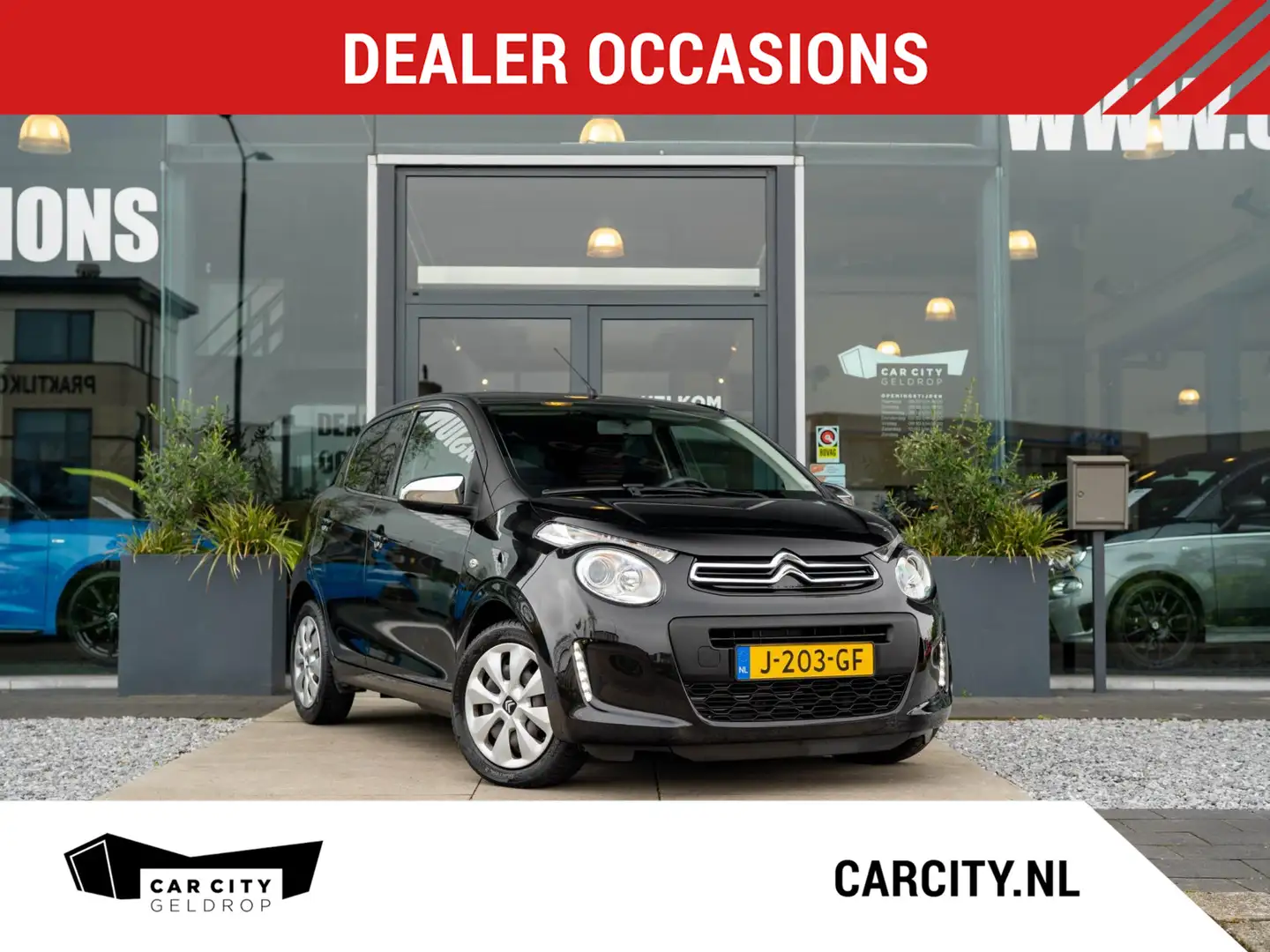Citroen C1 1.0 VTi Feel / DAB / Bluetooth / Speedlimiter / Ge Zwart - 1
