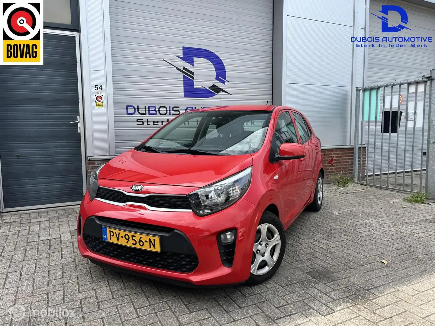 Kia Picanto 1.0 CVVT E-PLUSLINE|AIRCO|RIJKLAAR|MF STUUR|NAP| Rojo - 2