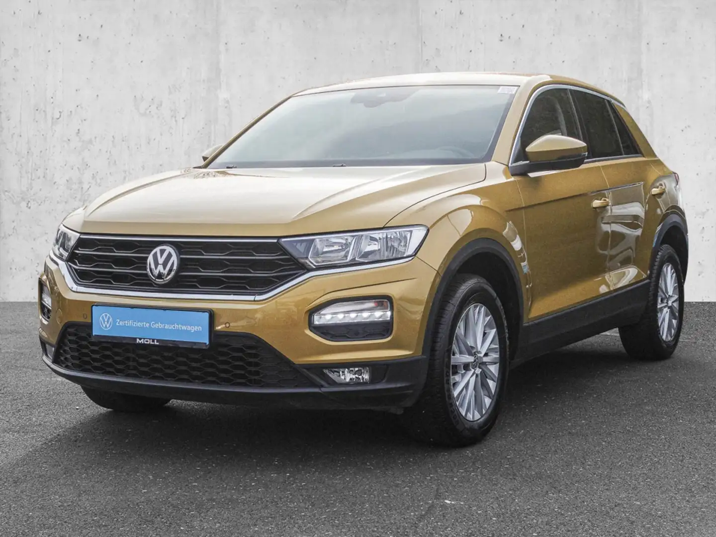 Volkswagen T-Roc 1.0 TSI NAVI LM PDC DYNLI SPURH 2XKLIMA Galben - 2