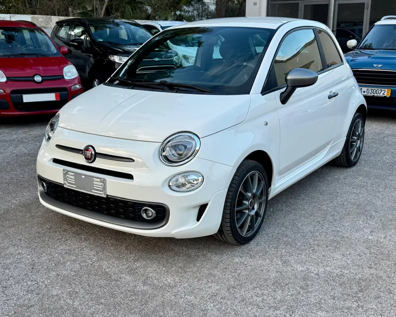 Fiat 500 1.2 S 69cv Sensori, Pelle, U-Connect Bianco - 1