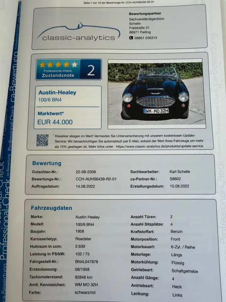 Austin-Healey 100/6, foto 8