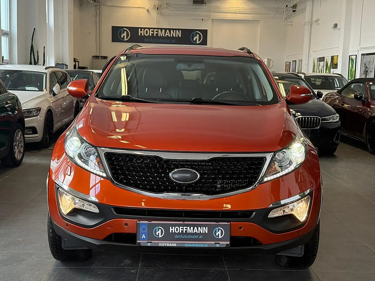 Kia Sportage Platin 2,0 CRDi AWD Aut. Leder,Navi,SH vo u hi,LH Orange - 2
