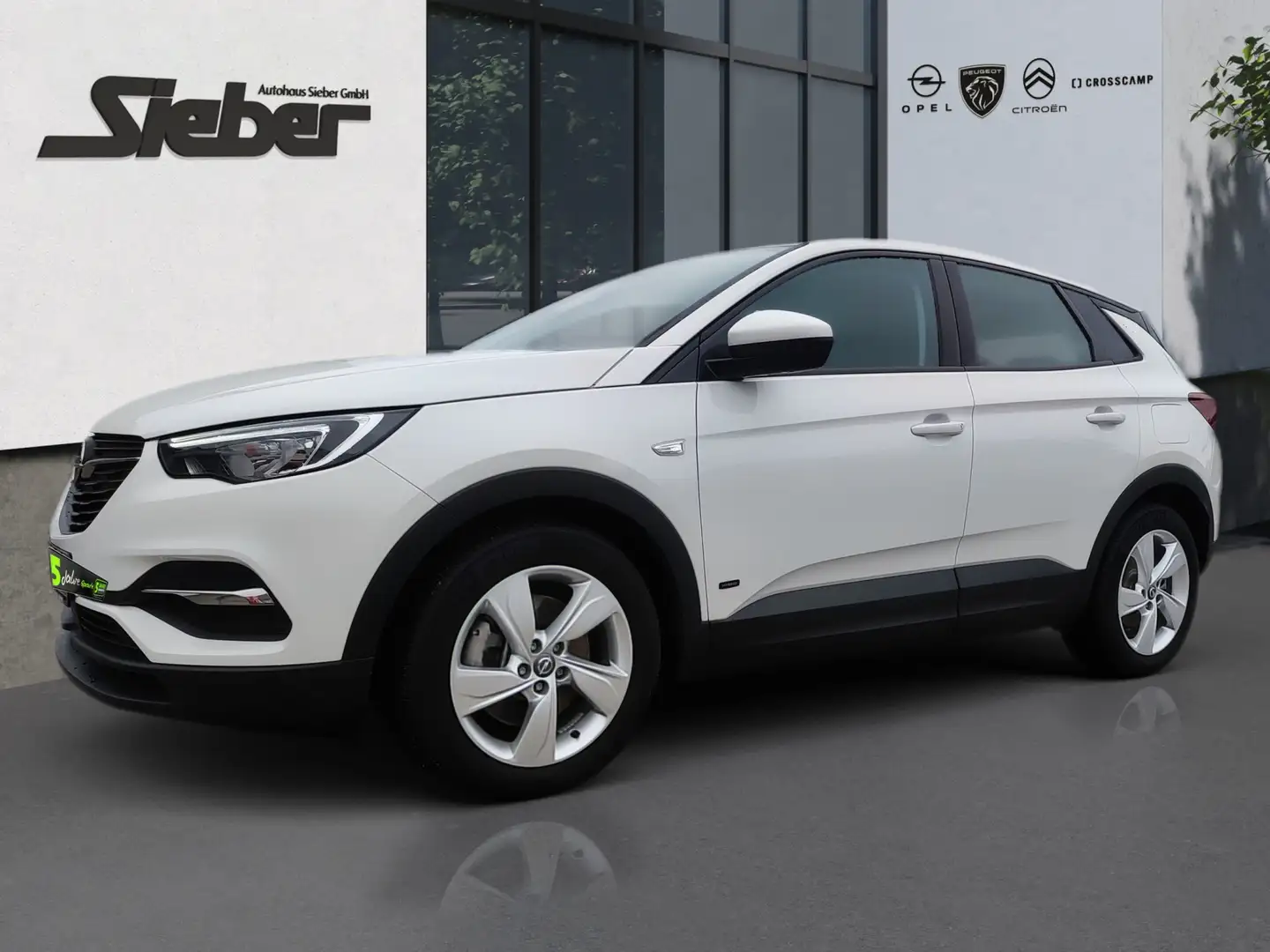 Opel Grandland X 1.6 Turbo Hybrid Edition NAVI Weiß - 2