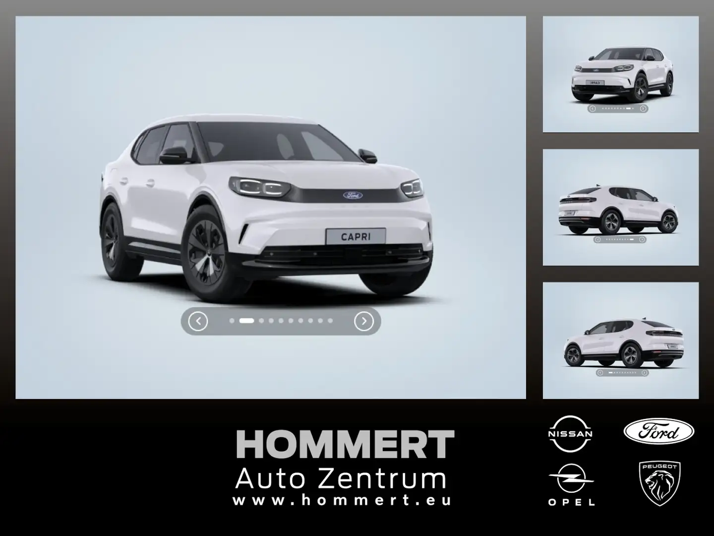 Ford Capri AWD (Extended Range) Dual-Motor ACC+LED+LM Blanc - 1