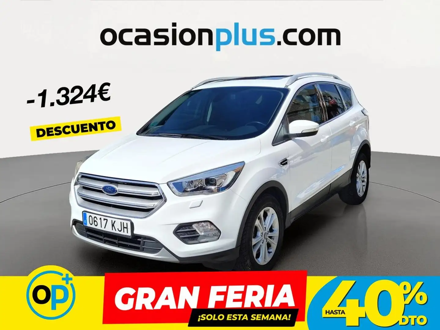 Ford Kuga 1.5TDCi Auto S&S Titanium 4x2 Aut. 120 Blanco - 1