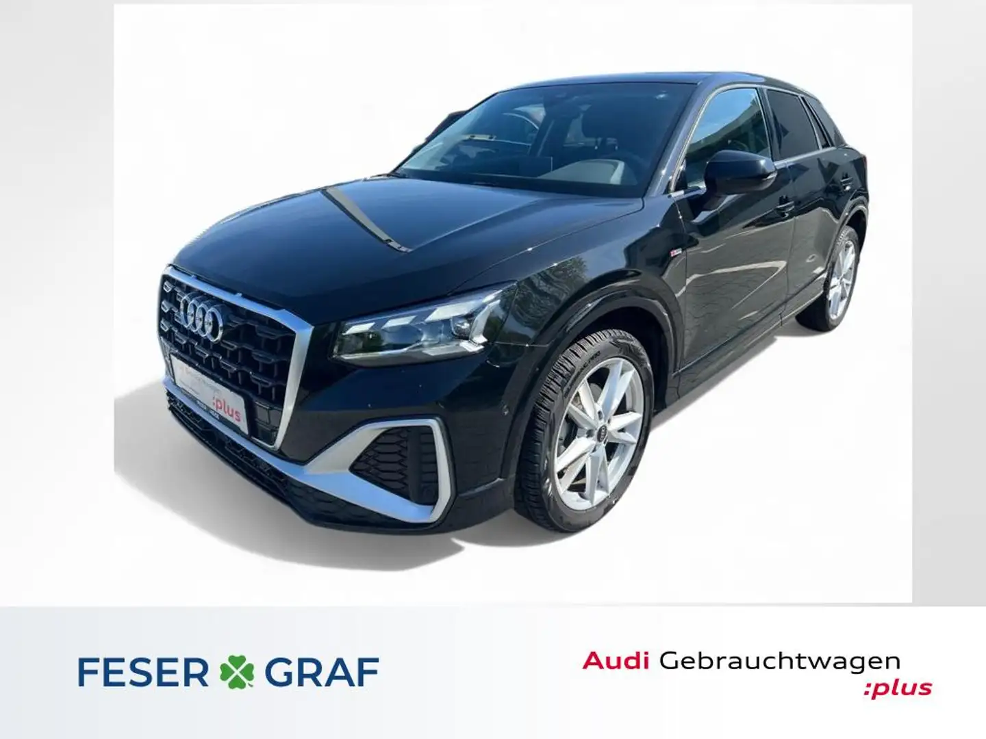 Audi Q2 S line 35 TFSI Kamera/Navi/Matrix/Pano Schwarz - 1