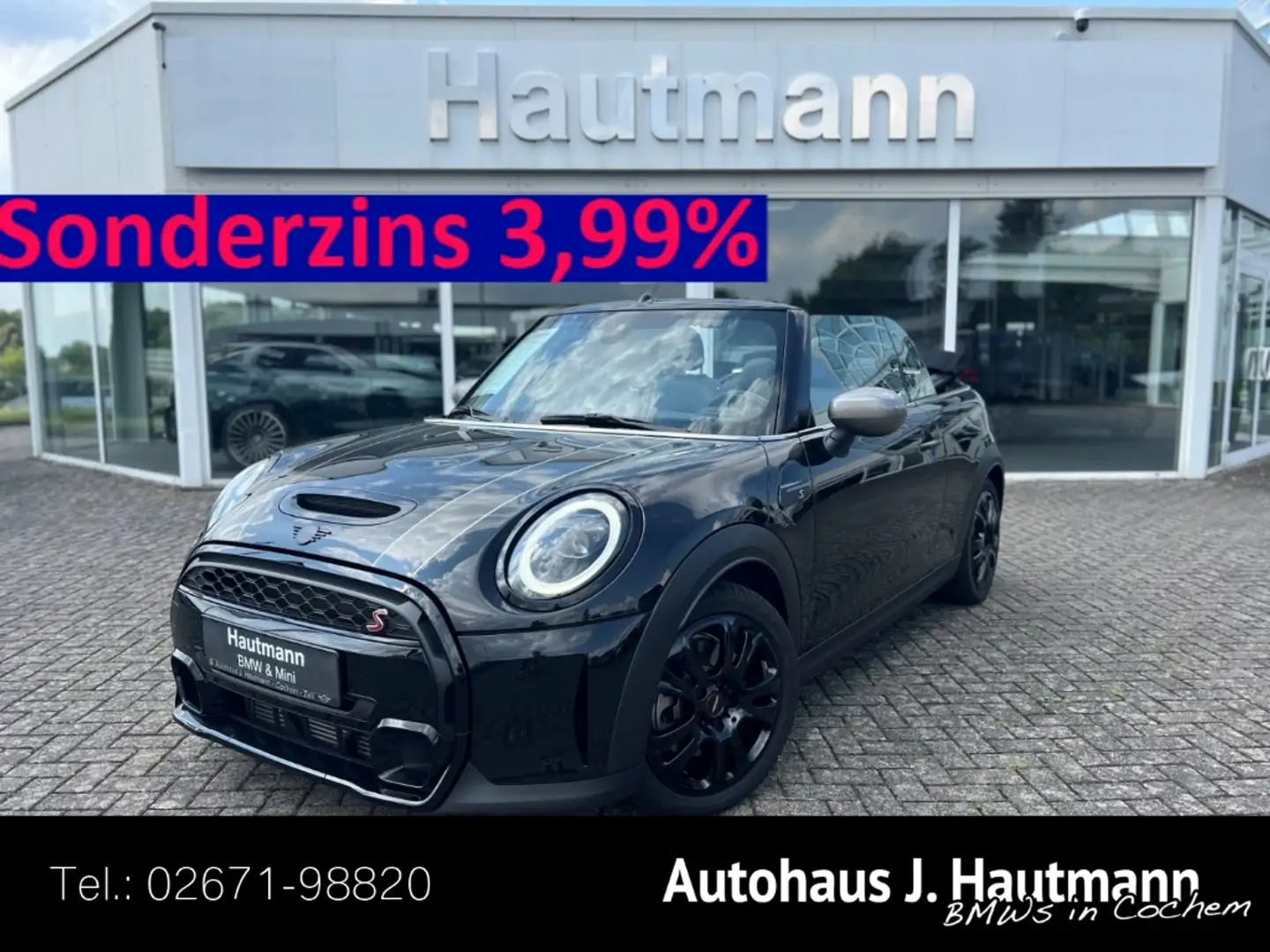 MINI Cooper S Cabrio *NAVI*LEDER*LED*PREMIUM* Nero - 1