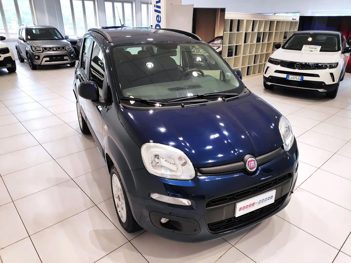 Fiat Panda Panda 0.9 TwinAir Turbo Natural Power Easy*98.000 Blauw - 1