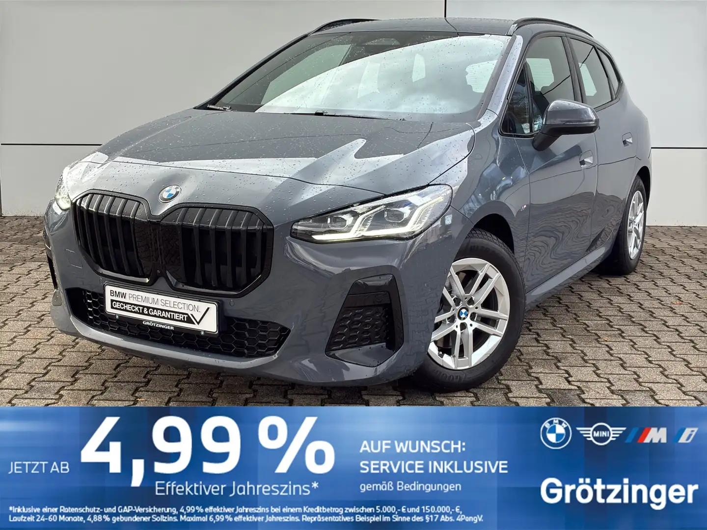 BMW 220 i Active Tourer M Sport 1000 € AKTIONSPRÄMIE Grau - 1