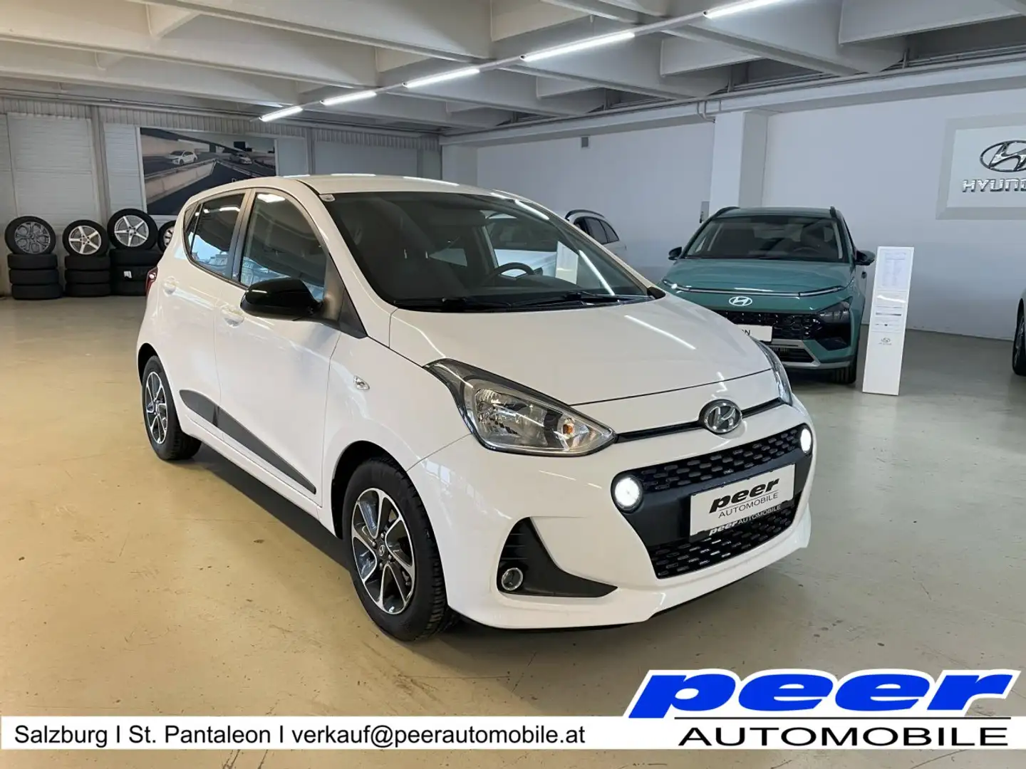 Hyundai i10 i10 GO! 66PS Schalter Benzin Weiß - 1