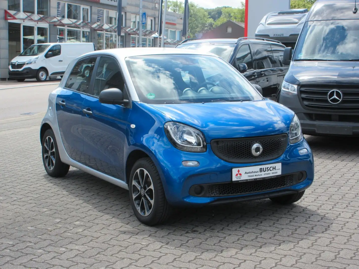 smart forFour Klimaautomatik Sitzheizung TÜV neu Bleu - 2