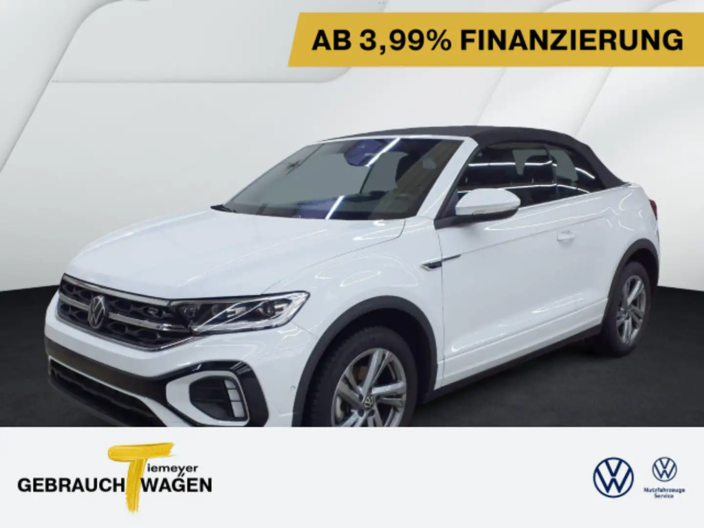 Volkswagen T-Roc Cabrio 1.5 TSI DSG R-LINE IQ.DRIVE AHK NAV Weiß - 1