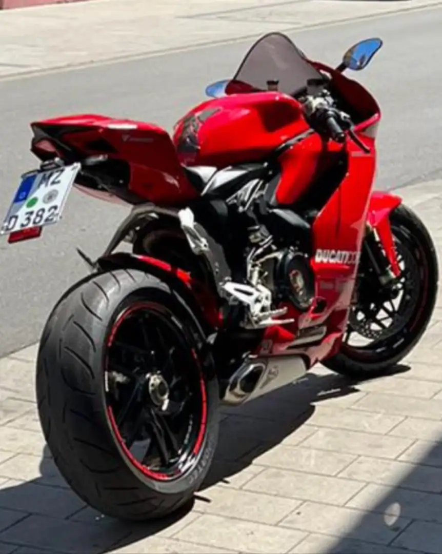 Ducati 1199 Panigale Garage Motorrad Czerwony - 2