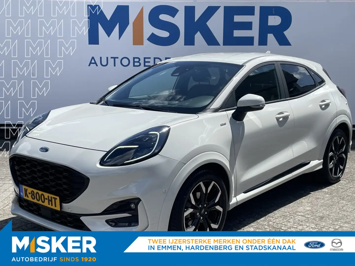 Ford Puma 125pk EB Hyb ST-L X FE CAMERA/WINTERPACK/B&O/ELEKT Blanc - 1