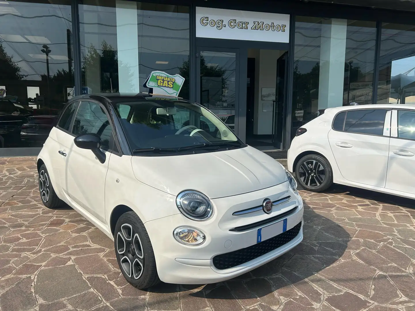 Fiat 500 500 1.2 Club easypower Gpl 69cv Blanc - 2