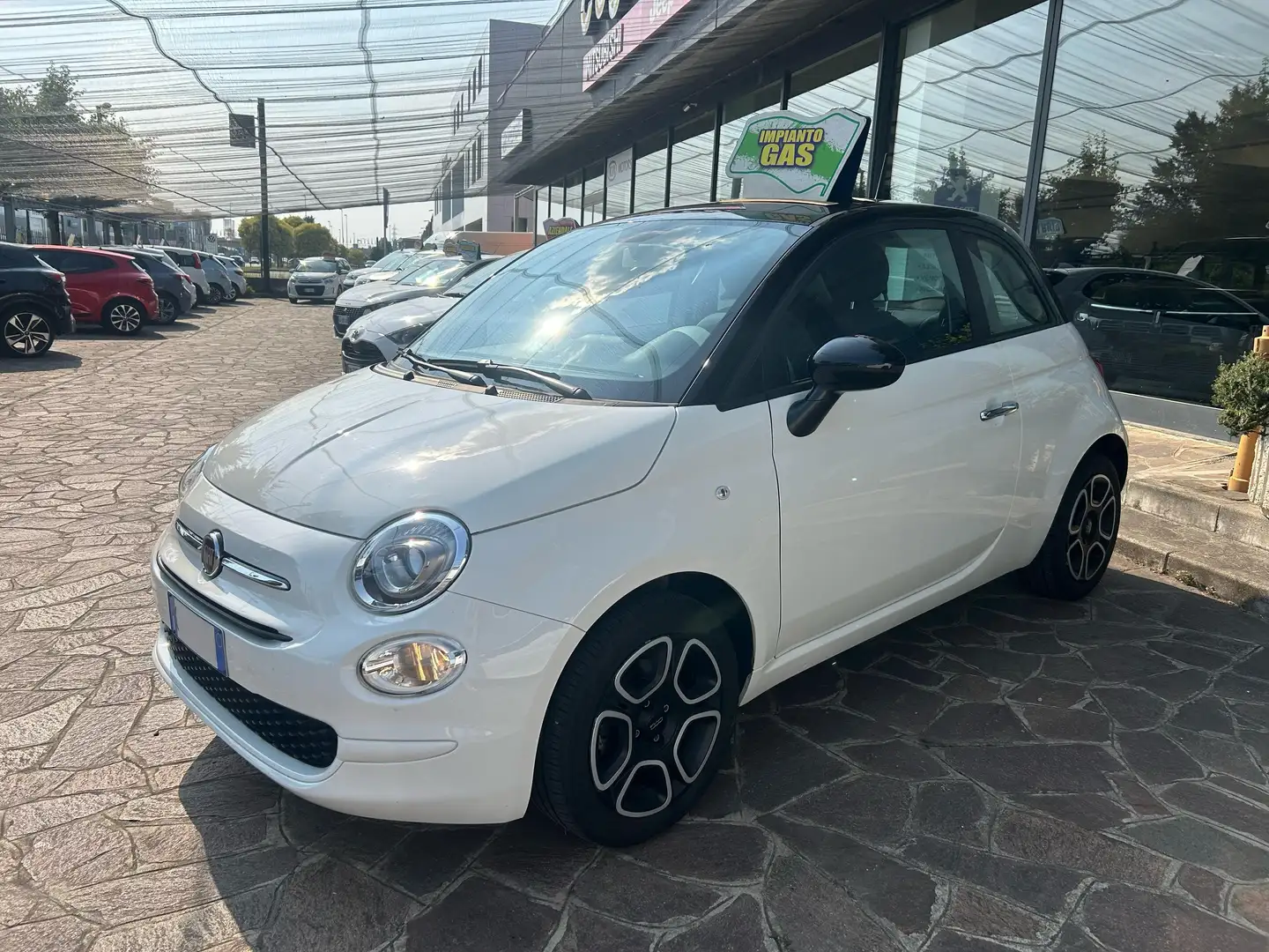 Fiat 500 500 1.2 Club easypower Gpl 69cv Blanc - 1