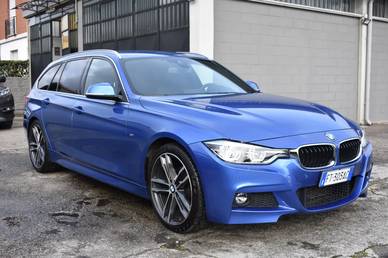 BMW 316 d Touring Msport Auto M Bleu - 1