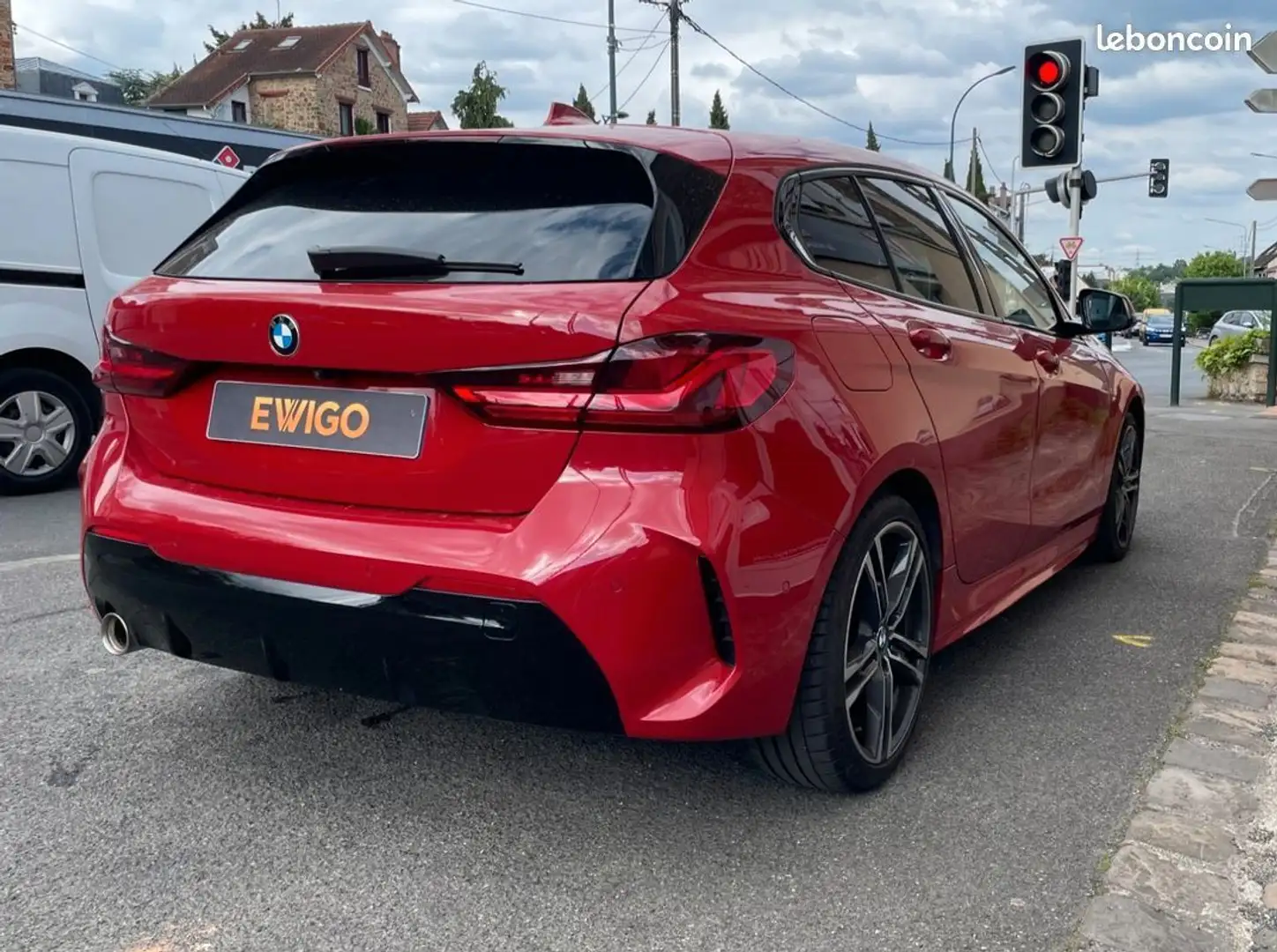 BMW 118 serie 118i 140ch m-sport dkg bva toit ouvrant garantie constructeur origine france Rouge - 2