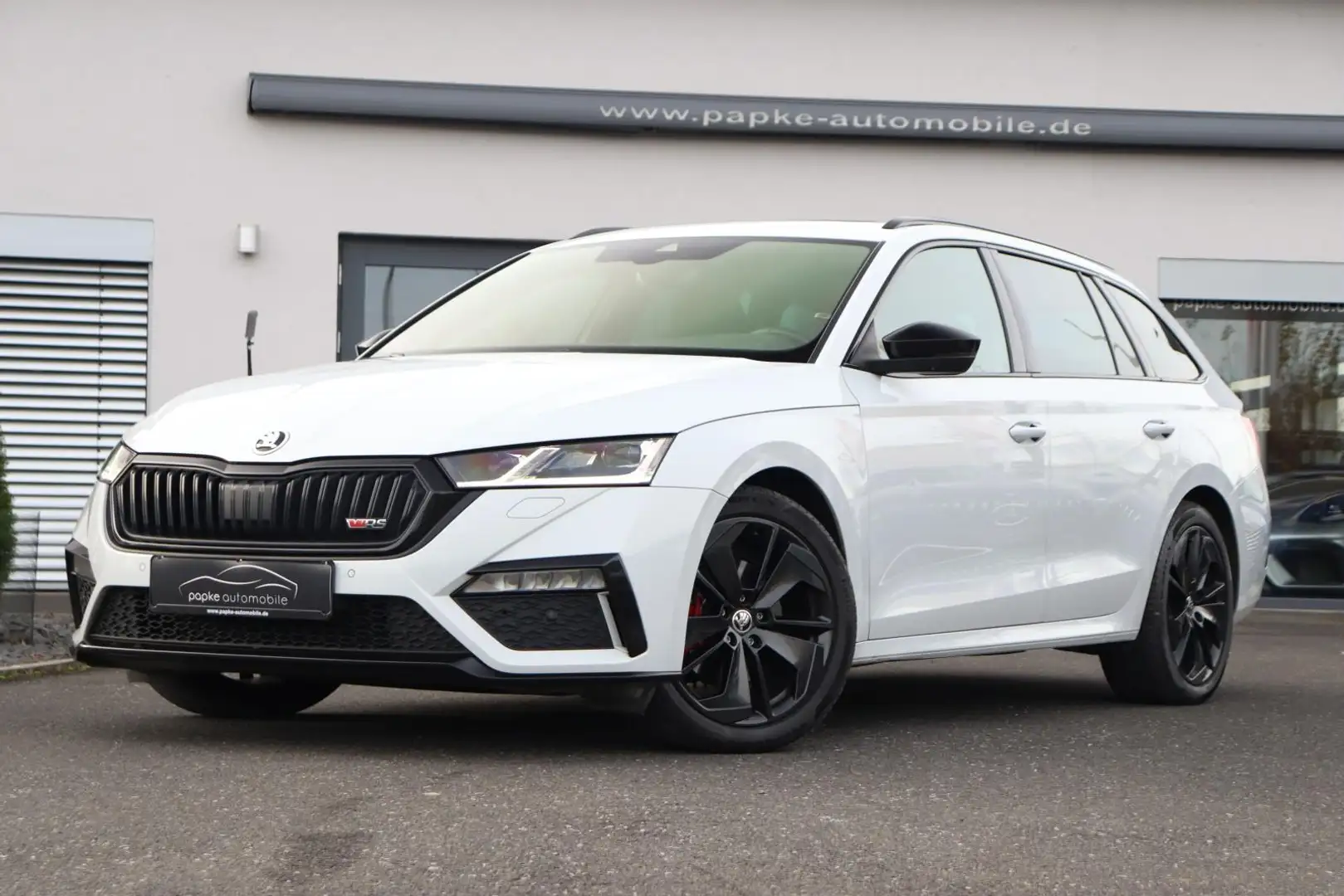 Skoda Octavia RS Combi 2.0 TDI 4x4 +VIRTUAL+PANO+AHK++ Blanc - 2