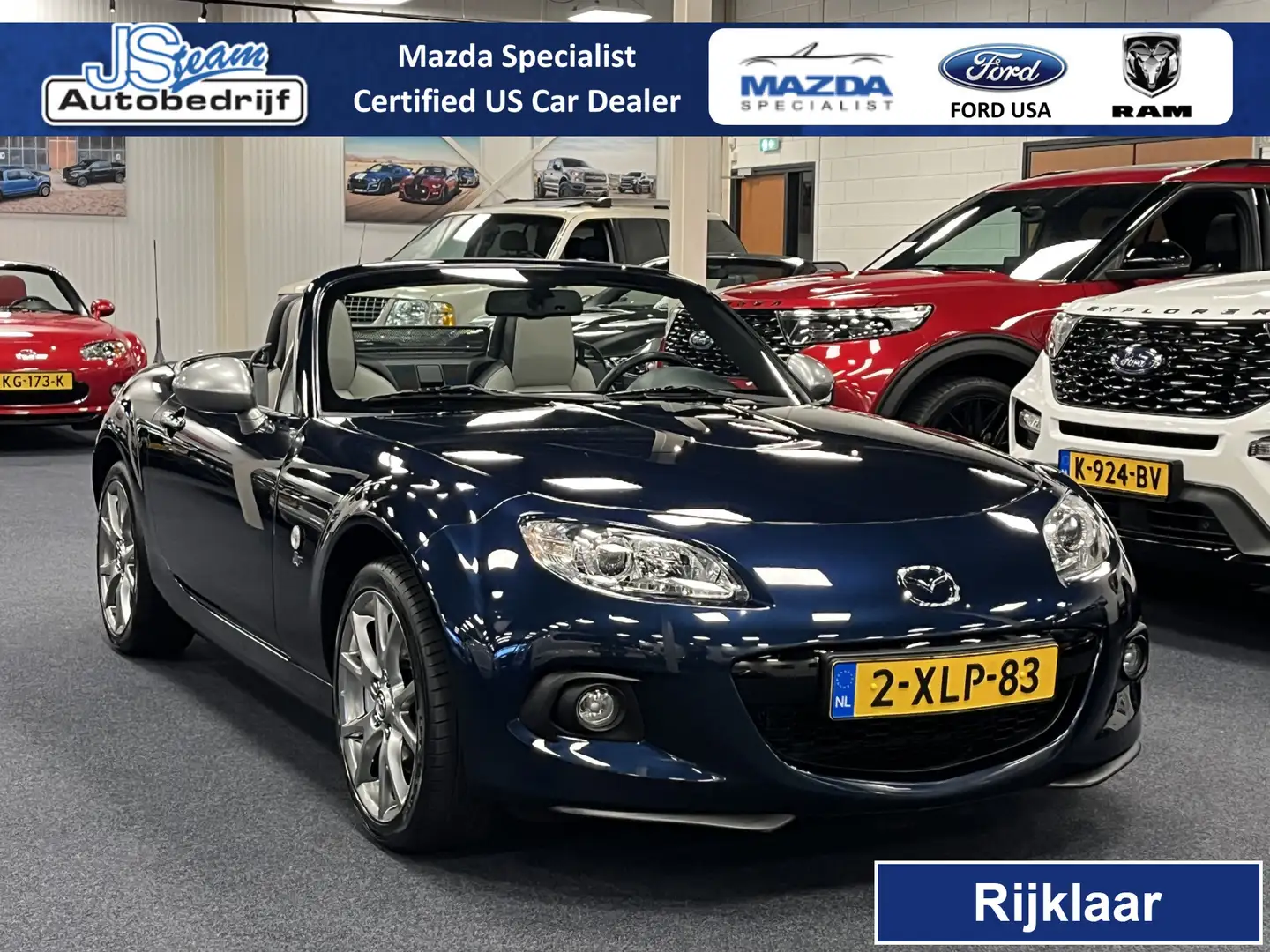 Mazda MX-5 NC Roadster 1.8i Silver Edition Airco Leder Navi C Albastru - 1