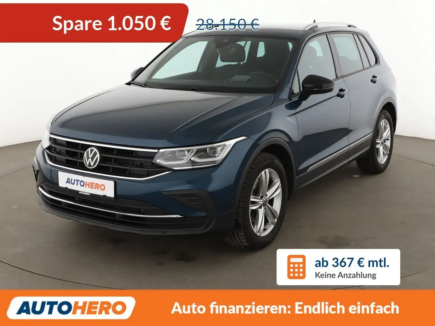Volkswagen Tiguan 1.5 TSI ACT Active Aut.*NAVI*HEADUP*LED*CAM* Bleu - 1