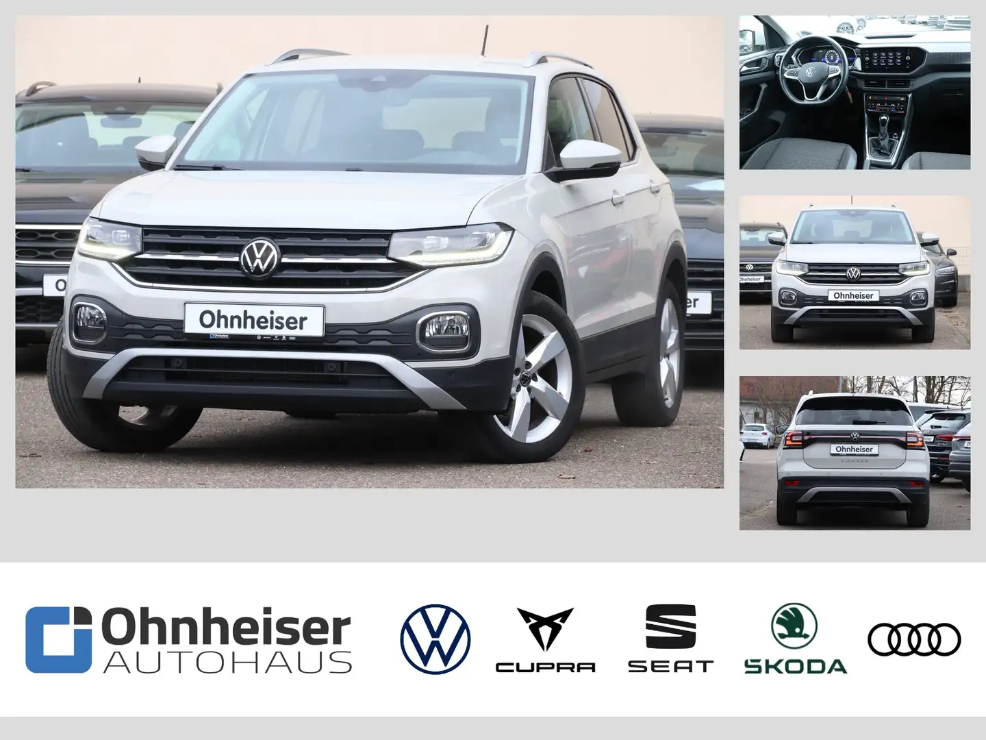 Volkswagen T-Cross 1.0 TSI DSG Style RFK*ACC*SHZ*Climatronic Grau - 1