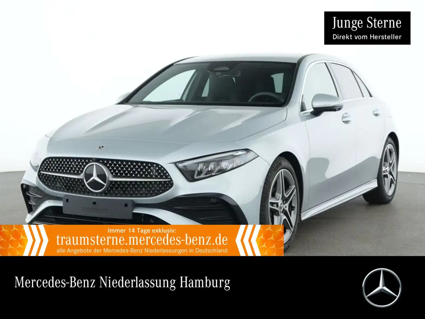 Mercedes-Benz A 200 AMG+360°+LED+TOTW+KEYLESS+7G Silber - 1