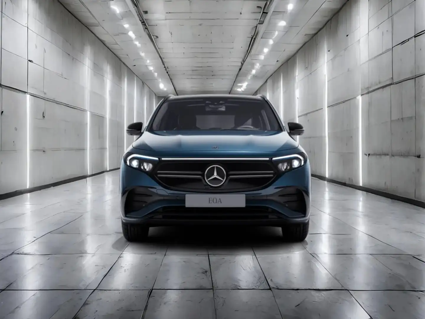 Mercedes-Benz EQA 350 4M AMG+PANO-DACH+360°KAM+AHK+SITZKLIMA Blau - 2