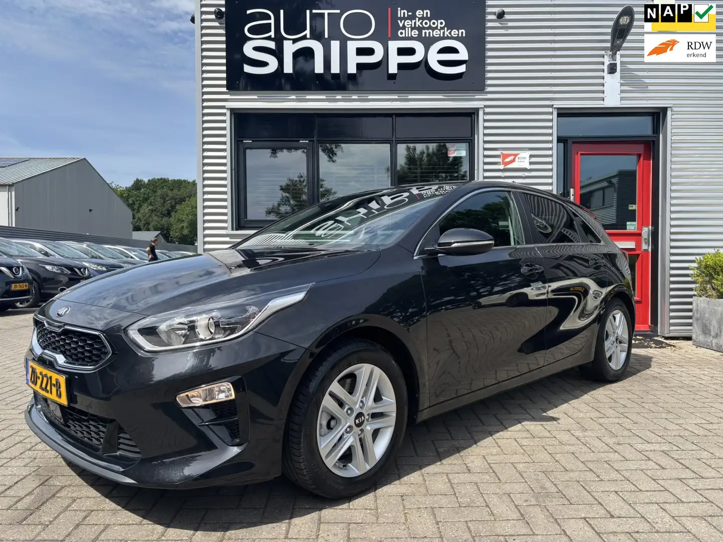 Kia Ceed / cee'd 1.0 T-GDi DynamicPlusLine -5DRS.-STOEL + STUURWIEL Zwart - 1