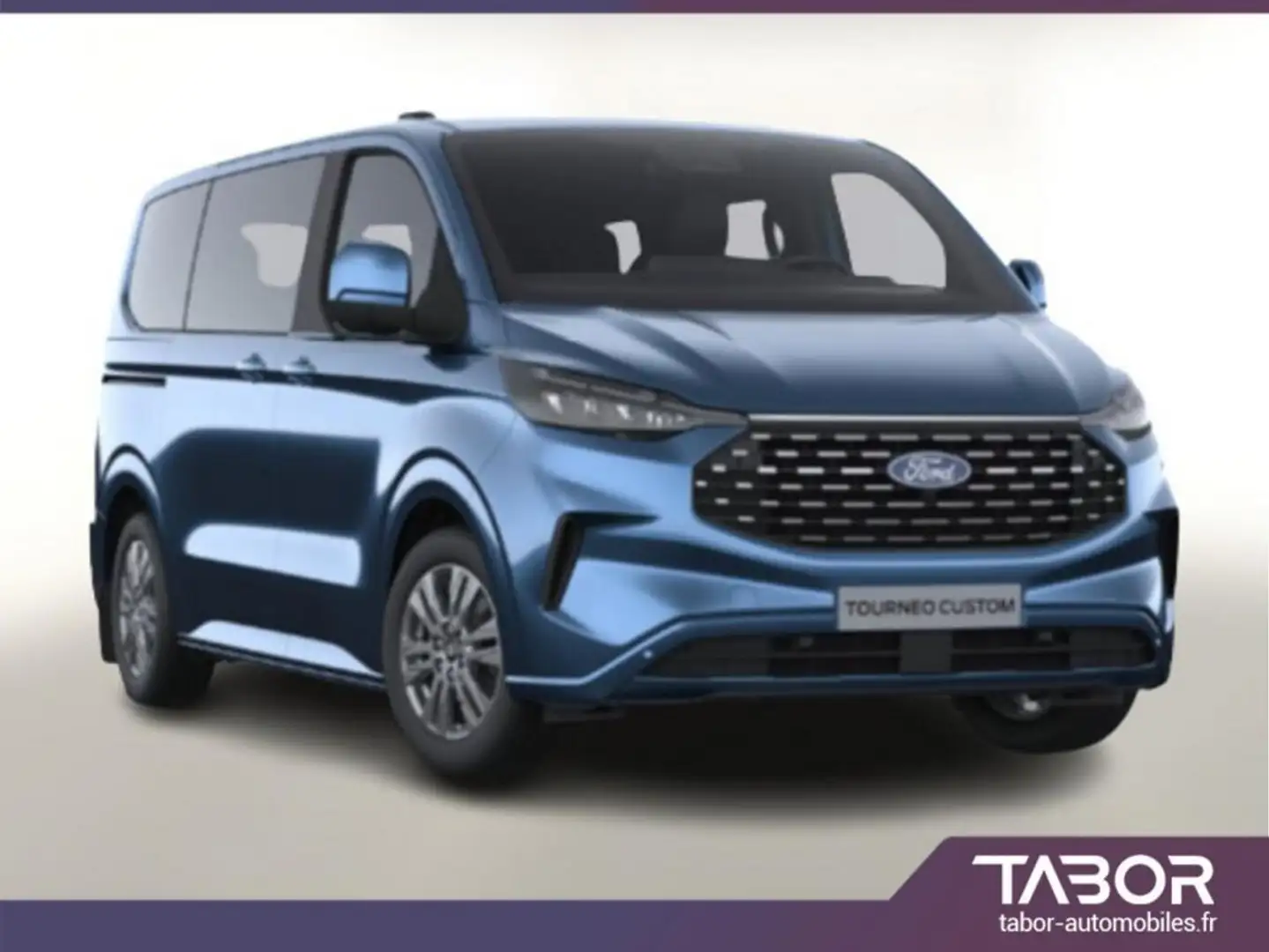 Ford Tourneo Custom Custom 2.0 TDCi 136 Aut Tit 320 L1 Bleu - 1