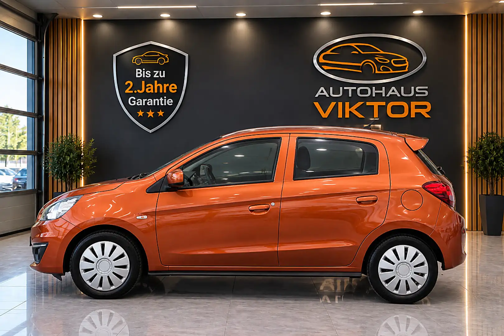 Mitsubishi Space Star 1.0 Inform (Euro 6)*BIS ZU 24 MON.GARANTIE* Orange - 2