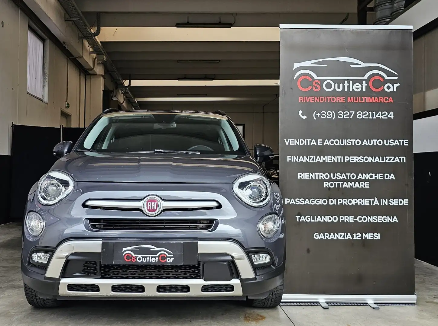Fiat 500X 2.0 mjt Cross Plus 4x4 140cv auto my17 Grau - 1