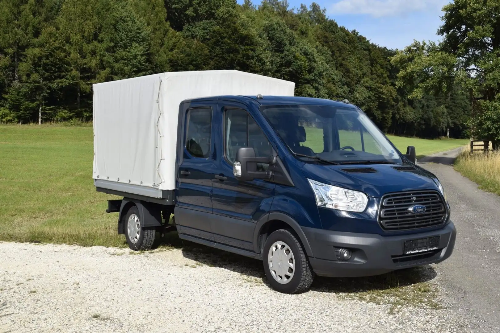 Ford Transit Pritsche 310 L2 DoKa Sitzheizung Tempom. Blau - 2