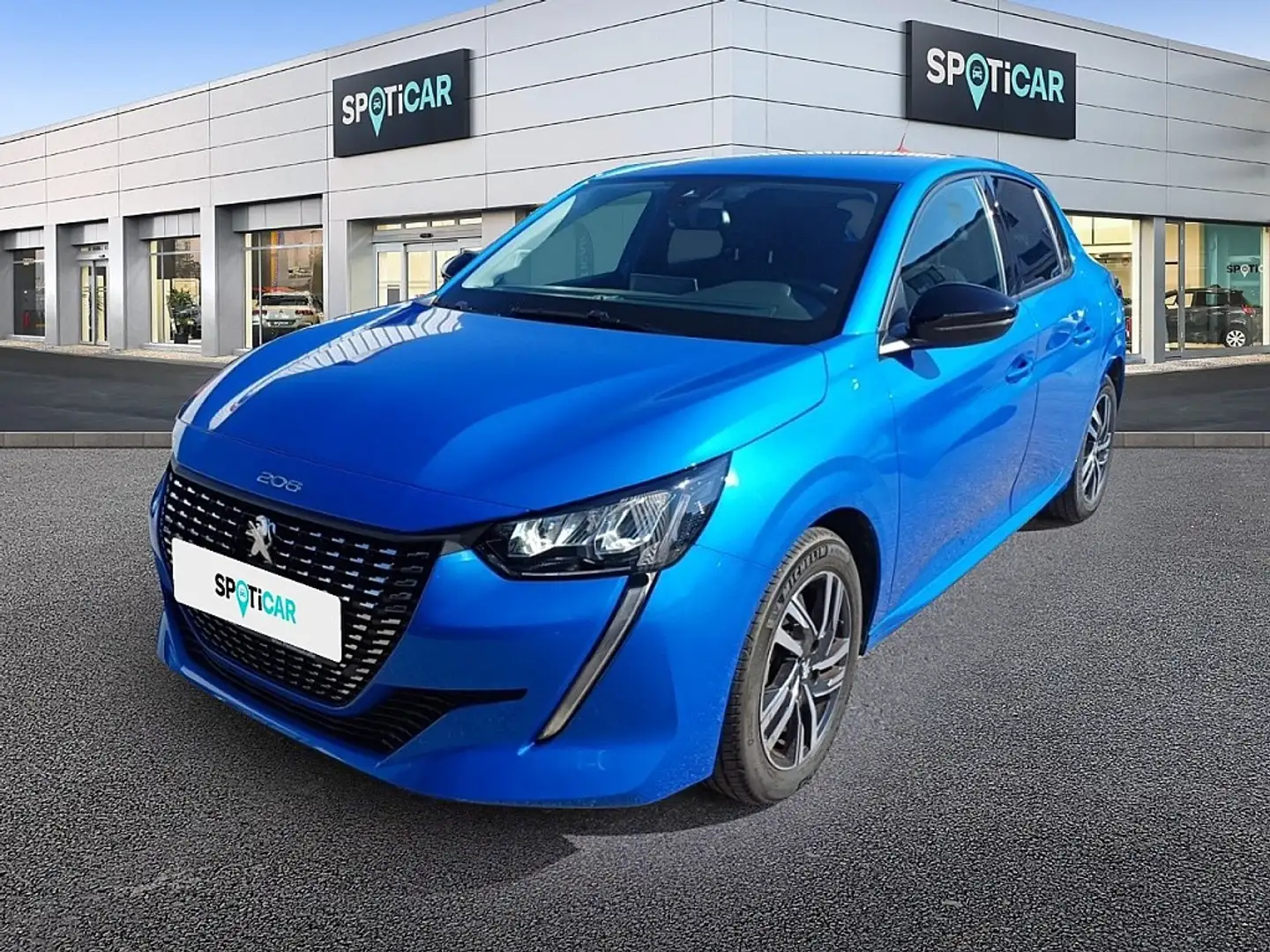 Peugeot 208 Allure PureTech 100 S&S EAT8 Aut. Blau - 1