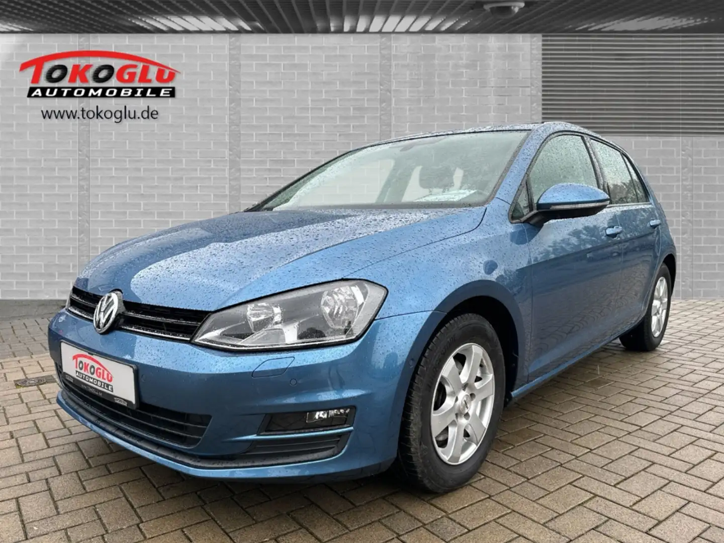 Volkswagen Golf VII Trendline BMT Mehrzonenklima SHZ Parklenkass. Bleu - 1