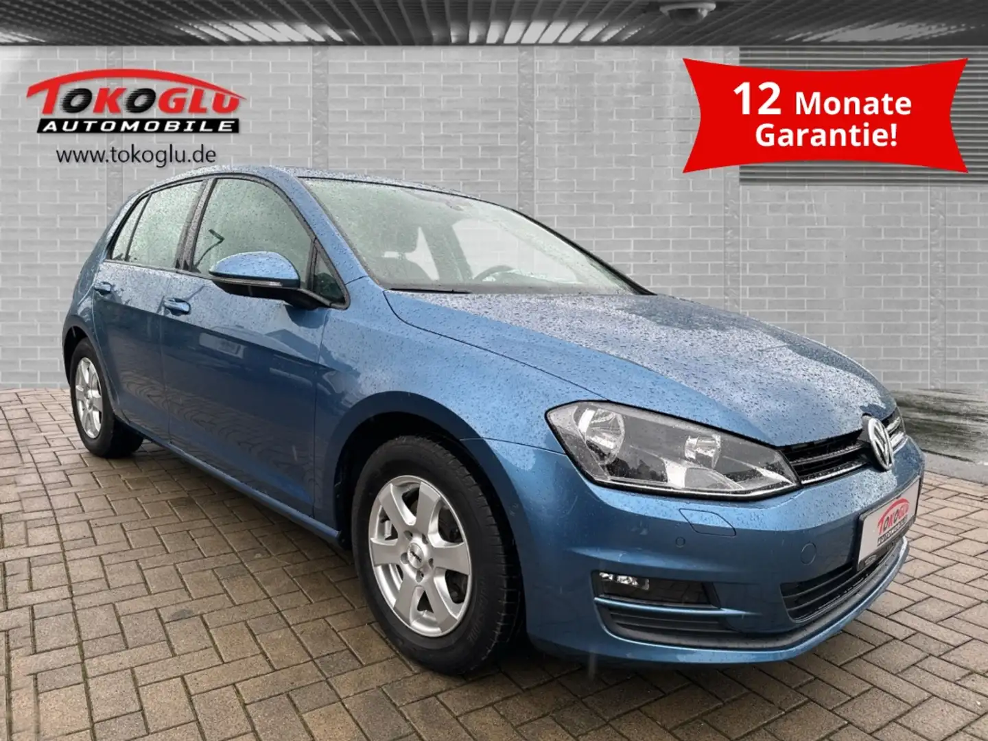 Volkswagen Golf VII Trendline BMT Mehrzonenklima SHZ Parklenkass. Bleu - 2