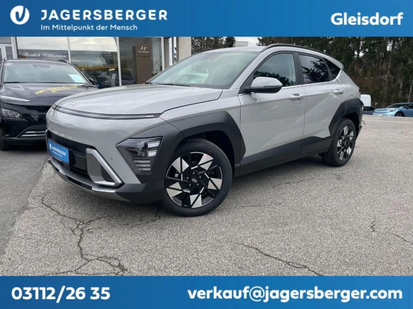 Hyundai KONA 1,6 Hybrid 2WD GO Plus DCT Aut. Grau - 1