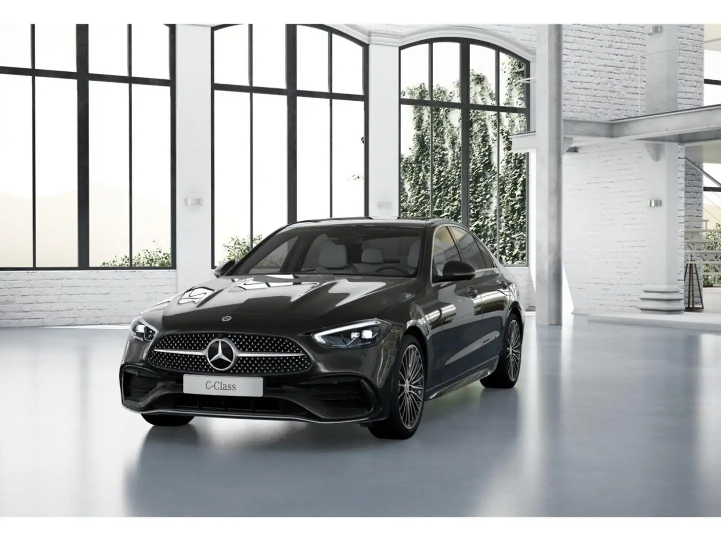 Mercedes-Benz C 180 AMG AMG*AHK*Pano*Memory*360°KAM*Soundsys Grau - 1
