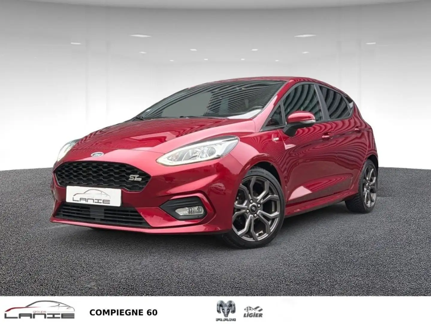 Ford Fiesta 1.0 EcoBoost 100 ch S&S BVM6 ST-Line Rouge - 1