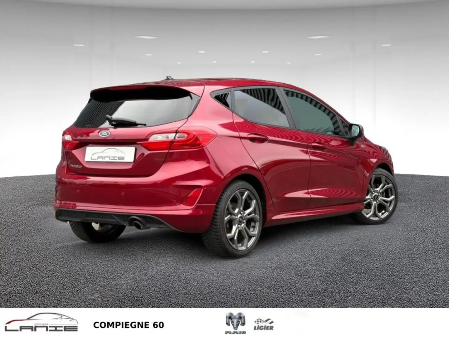 Ford Fiesta 1.0 EcoBoost 100 ch S&S BVM6 ST-Line Rojo - 2