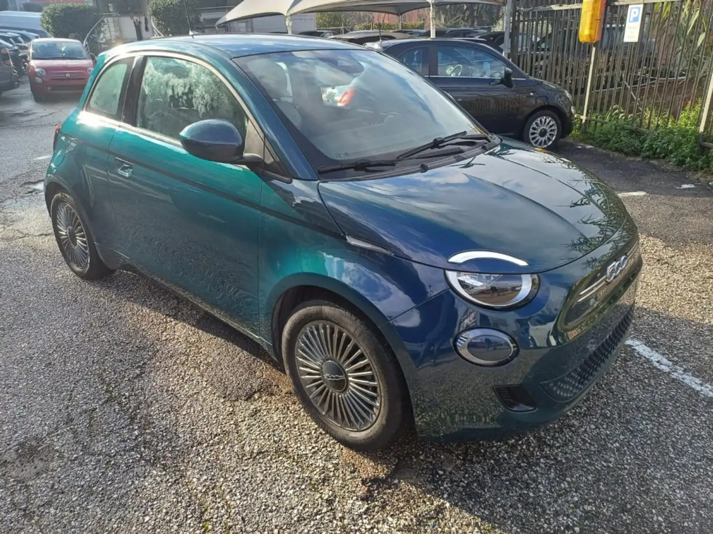 Fiat 500e ICON 43 KWH AUTOM NAV PDC"16 ITA 320KM AUTONOMIA Kék - 2