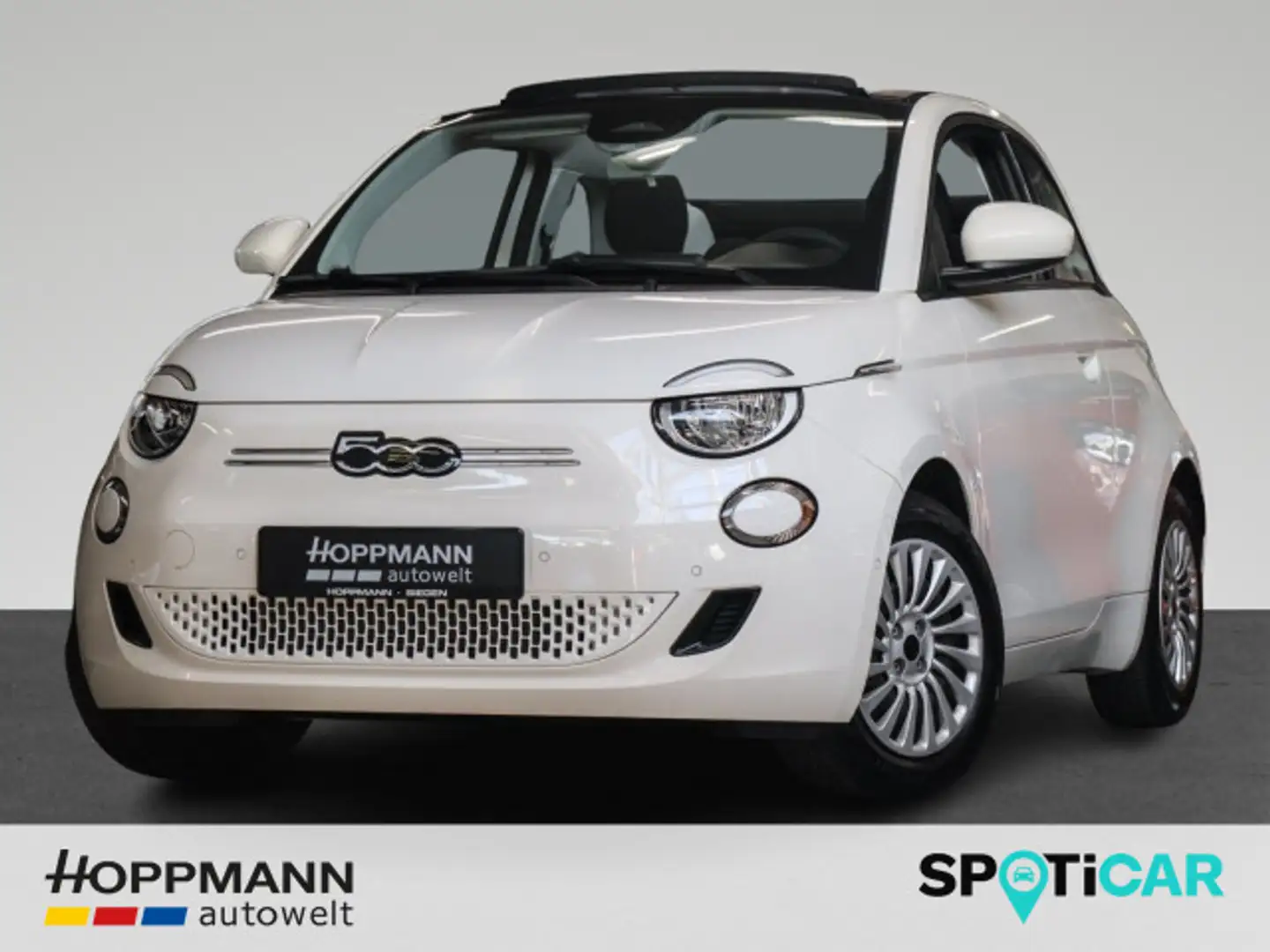 Fiat 500e Neuer 500 Base Cabrio*Kamera 360°*Totwinkel*SHZ* Weiß - 1