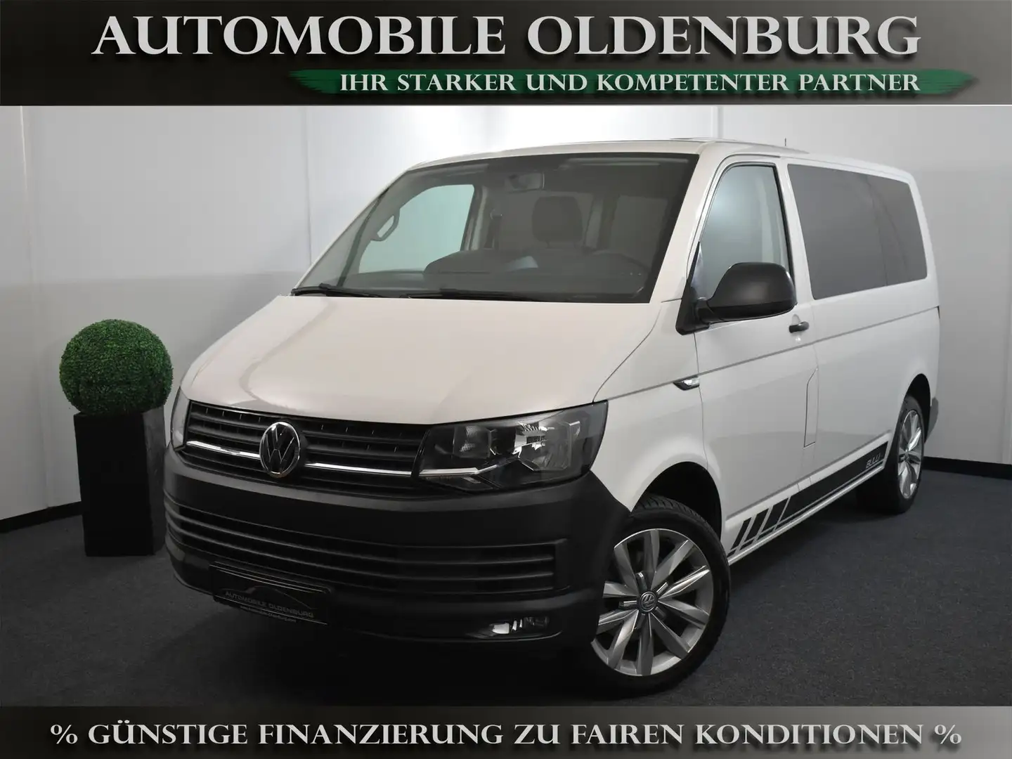 Volkswagen T6 Kombi 2.0 TDI DSG *Navi*AHK*PDC*LM18*Tisch* Weiß - 1