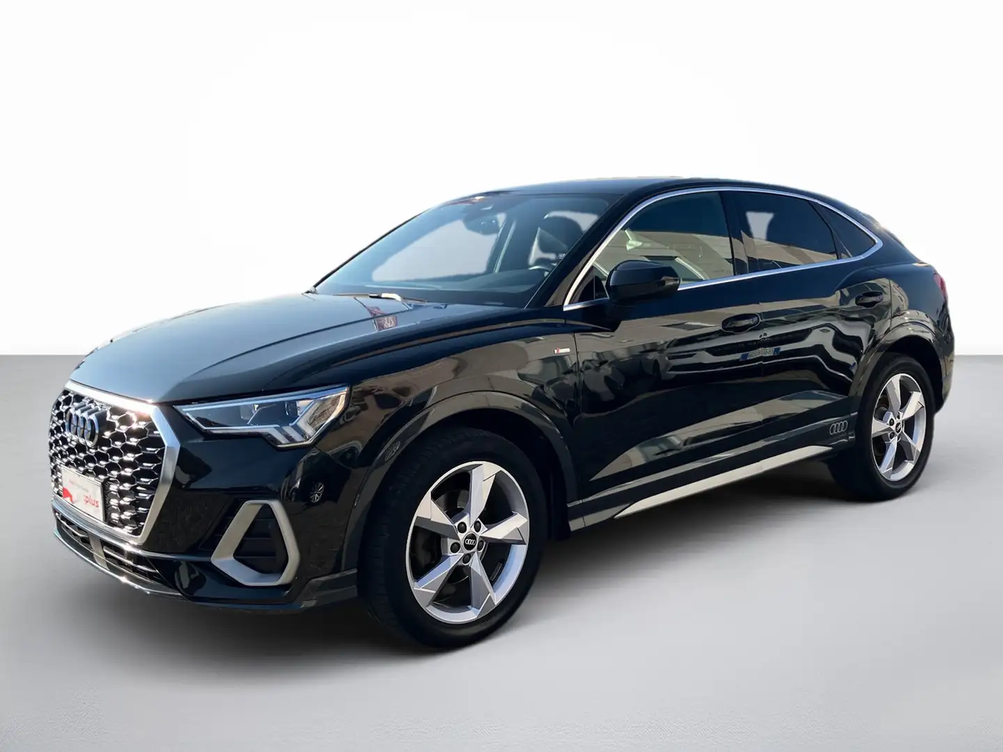 Audi Q3 sportback 35 2.0 tdi s line edition quattro s-tron Zwart - 1